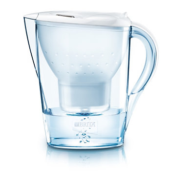 BRITA Carafe filtrante Marella rouge (2,4L) + 1 cartouche MAXTRA