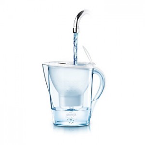 Remplissage carafe filtrante