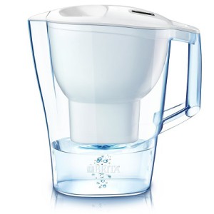 Filtre Eau Carafe Filtrante BRITA Aluna 2,4L - Blanc - Avec Cartouche Maxtra Pro - Indicateur LED - Réfrigérateur - Smart Box Carafe Brita