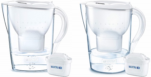 Filtre à eau BRITA FRANCE Carafe filtrante Marella + 4 mois Maxtra+ BRITA  Pas Cher 