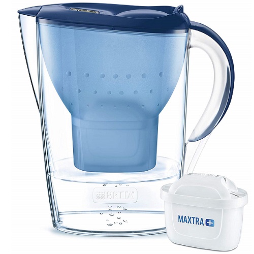 Brita - Carafe filtrante Brita Marella 1051500 avec 2 cartouches filtrantes Maxtra  Pro All in 1 Rouge - Carafe filtrante - Rue du Commerce